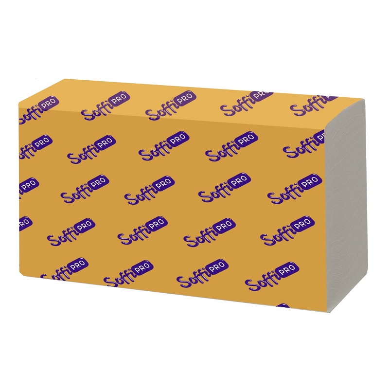 Полотенца бум. SoffiPRO, 2сл, V-слож, 200л (21*23)/20