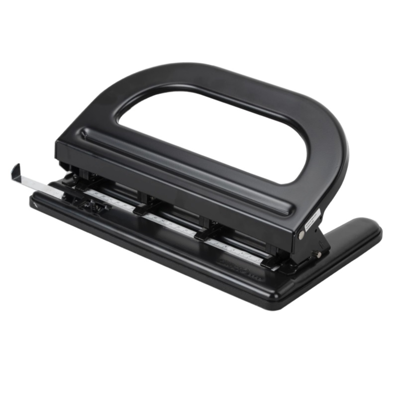 Дырокол регулир. на 2-3-4 отв. на 30л. KW-Trio метал.