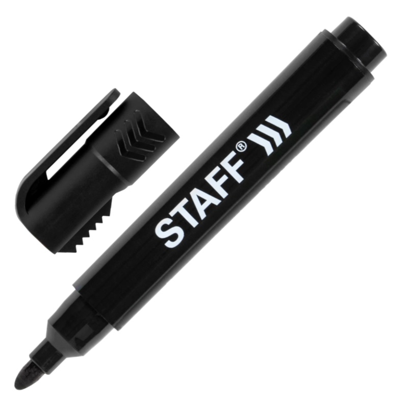 Маркер пер. черный 3,0мм. STAFF Basic Logistic PM-150