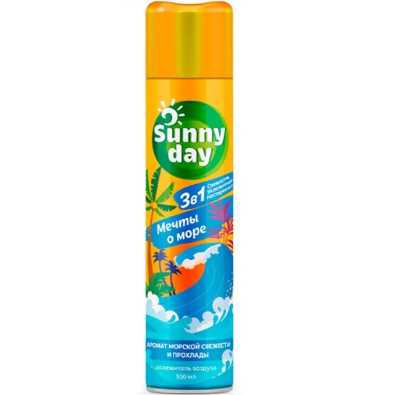 Освежитель воздуха Sunny Day Мечты о море 300 куб см/12