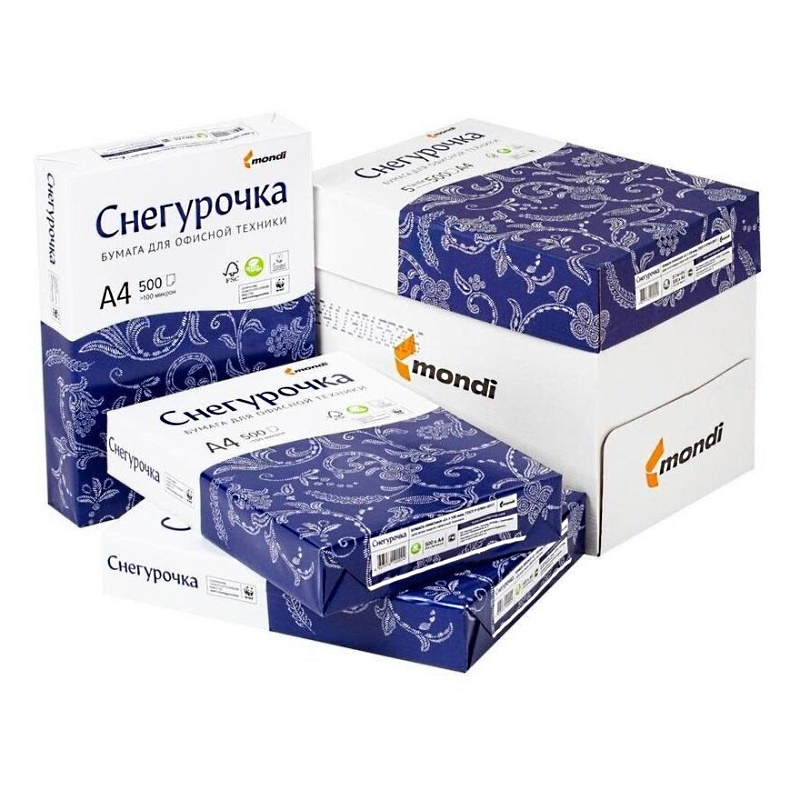 Бумага  А4  80гр.   Снегурочка   "класс C"/5 