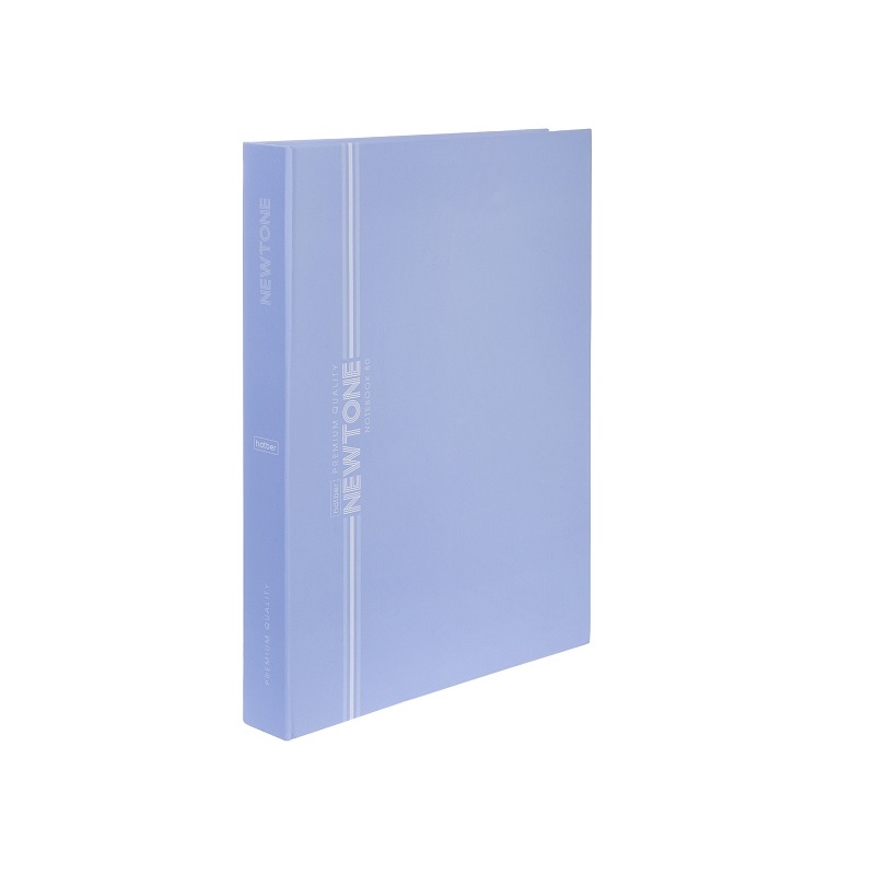 Тетрадь  А4 80л. кл. на 4-х кольцах "Хатбер"NEWtone Pastel голубая дымка