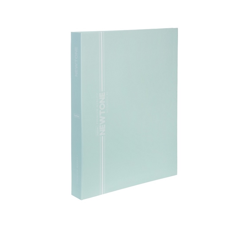 Тетрадь  А4 80л. кл. на 4-х кольцах "Хатбер"NEWtone Pastel зеленый нефрит