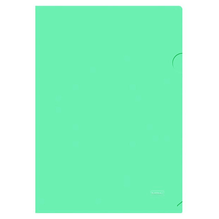Папка-уголок А4, 180мкм, Hatber NEWtone PASTEL Мята/20