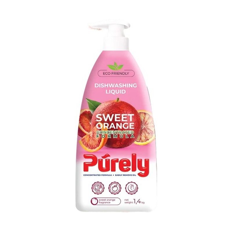 /М Средство для мытья посуды "Purely" Сладкий апельсин 1,0л./дозатор