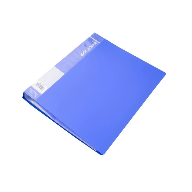 Папка с мультиф. 40 л. Deli, 0,75мм, синяя