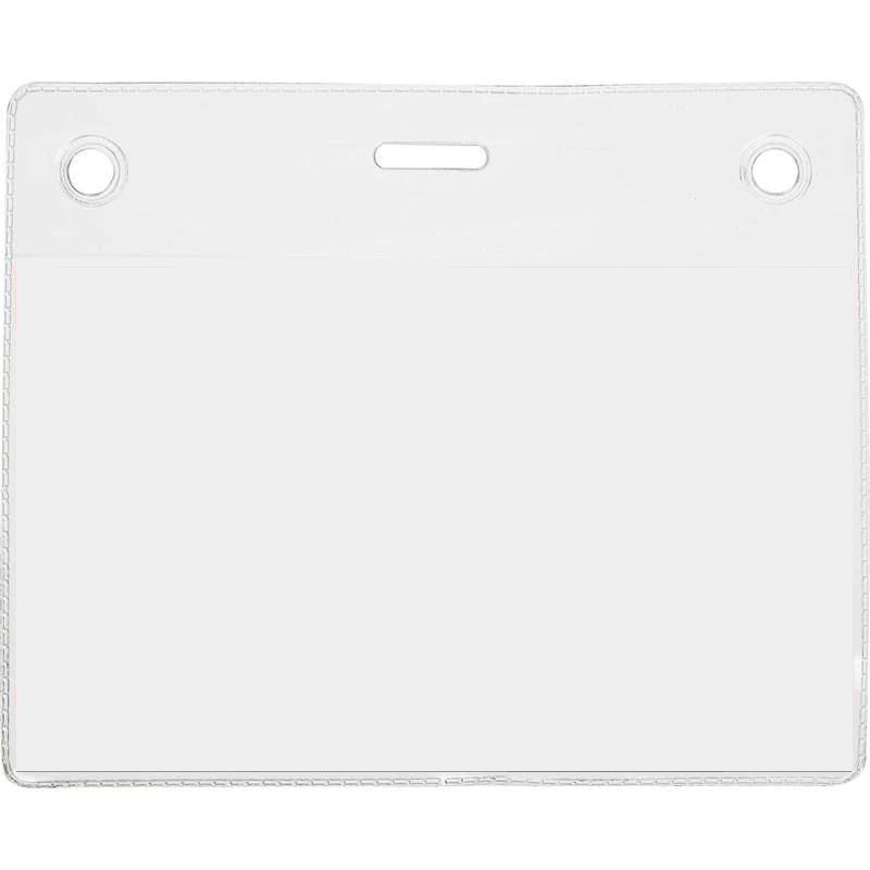 Бейдж  гориз. (без зажима) 110*83 (102х66)мм "Attache", 150мкм, прозрачн./10