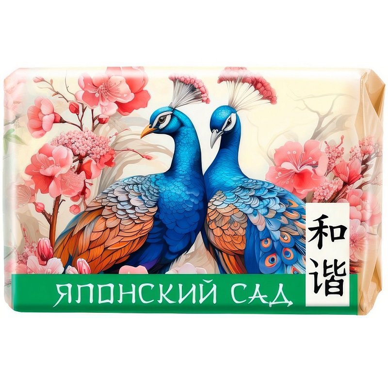 Мыло туалетное 90гр. "Японский сад"/6/72
