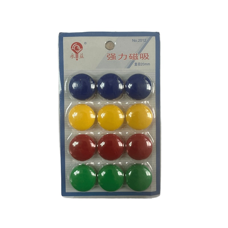 Магнит  12 шт. 20мм, цв.