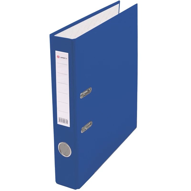 Регистратор 50 мм. Lamark собр., синий, мет./уг./25