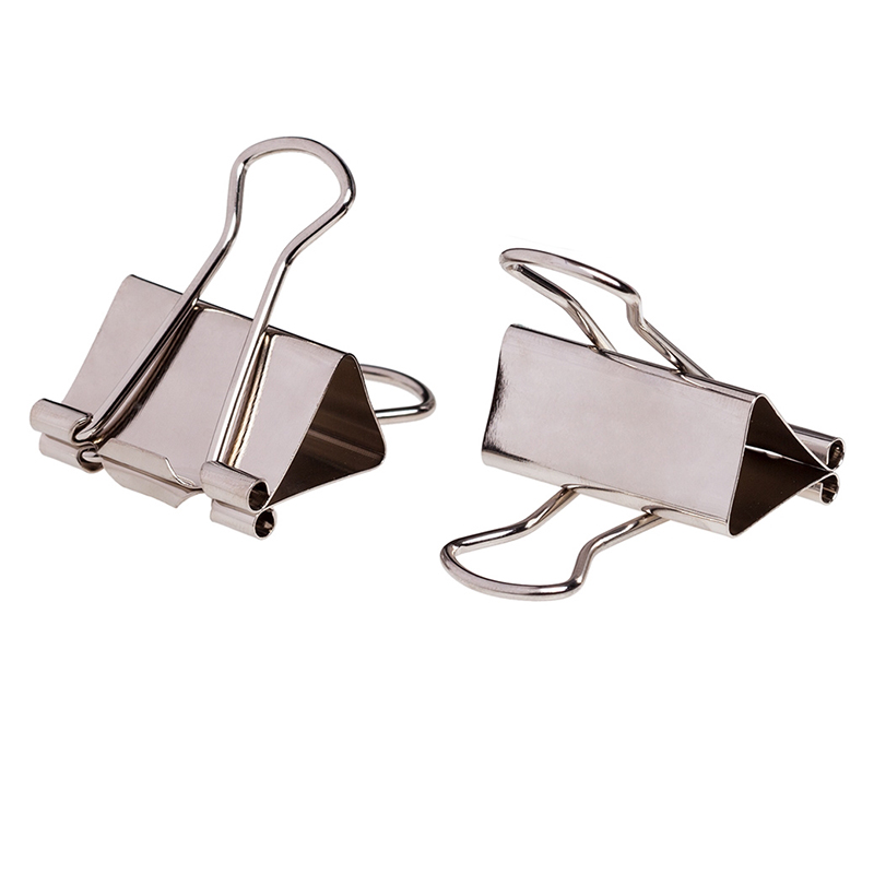 Зажим 32 мм (150 л.) серебро/24