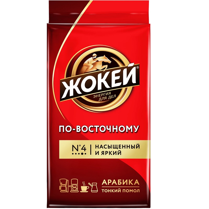 Кофе молот. натур 100гр, Жокей Caffe По-Восточному м/у/18