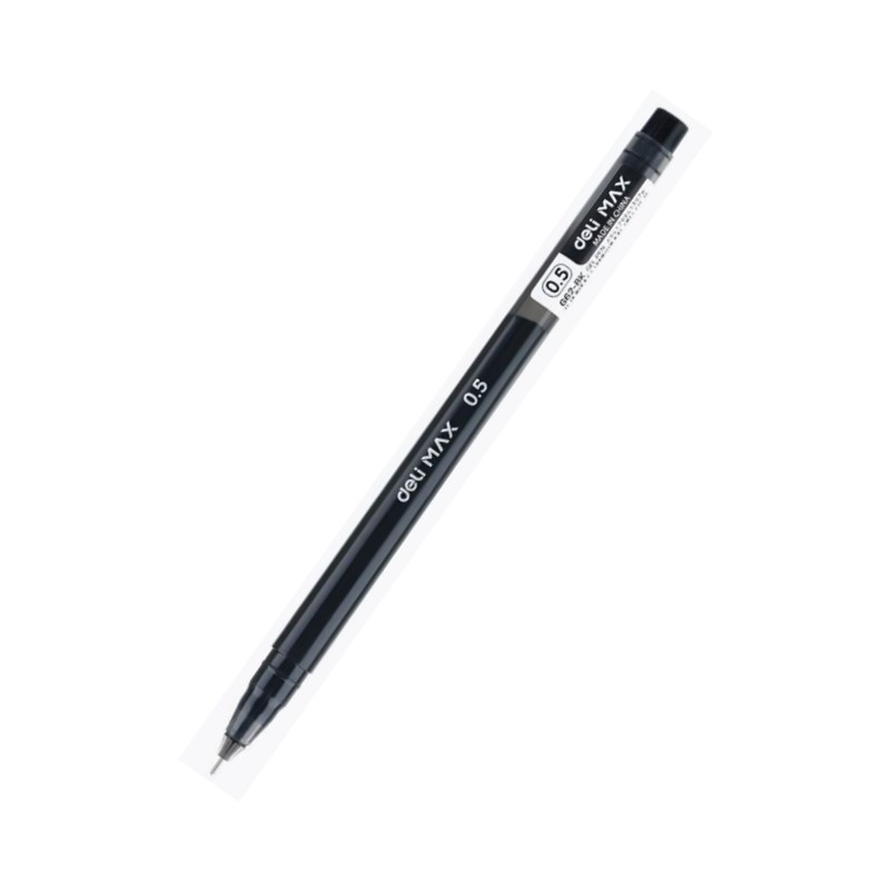 Ручка гел. черн. 0,5мм Deli MaX
