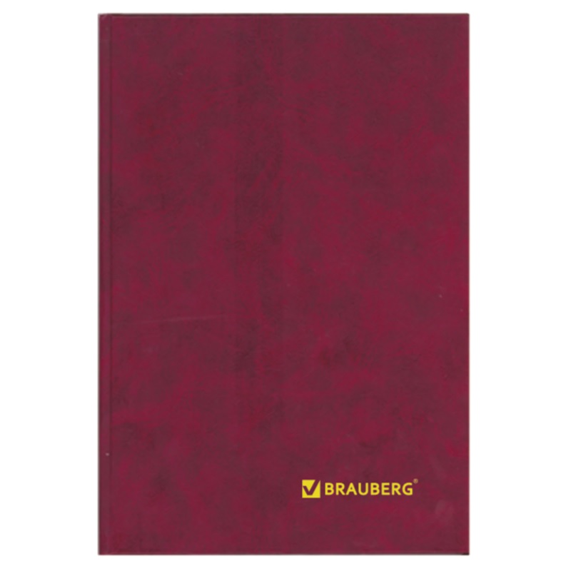 Книга учета  96л. лин., книжн., тверд. обл., офсет, Brauberg А4