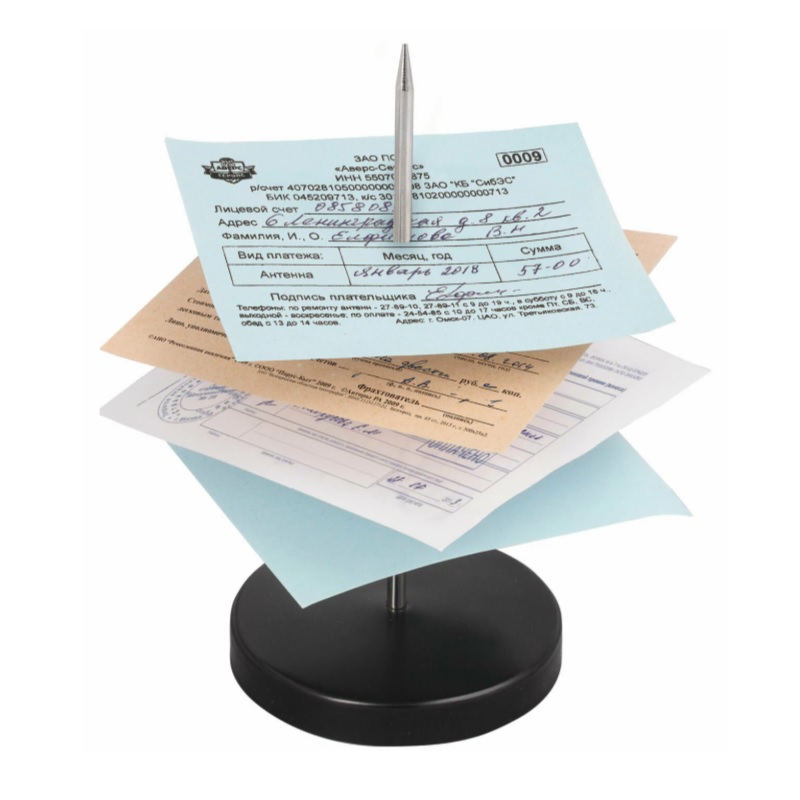 Игла д/чеков, заметок BRAUBERG, метал.осн.