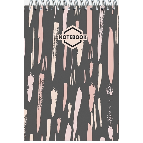 Блокнот  А5 040 л. , спираль Полином "Стильный Офис"