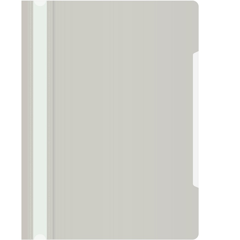 Папка скоросш.пл.тон.серый./20