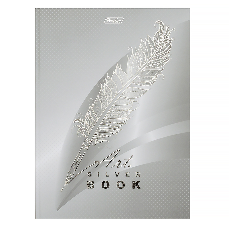 Бизнес-блокнот  А4 080л. тв.пер. "Silver book",блок 5цв./3D/