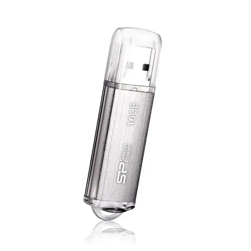 Память USB2.0 FlashDrive 16GB Silicon Power Ultima II-I Series,серебро