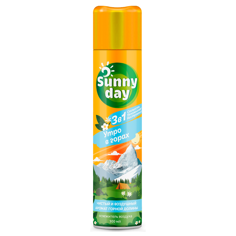 Освежитель воздуха Sunny Day Утро в горах 300 куб см/12