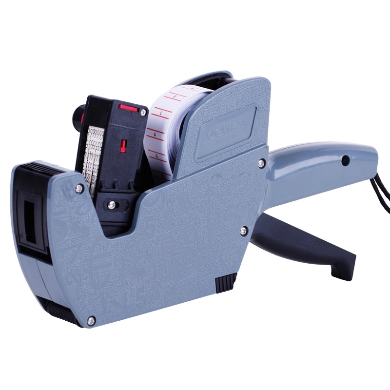 Этикет-пистолет Deli (21*12/1стр/8р.), серый