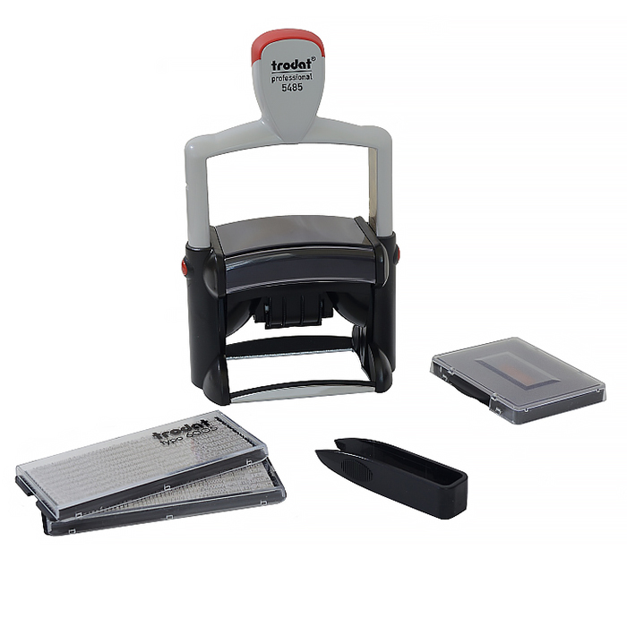 TRODAT Датер 6 строк метал.рус.текст, месяц буквами