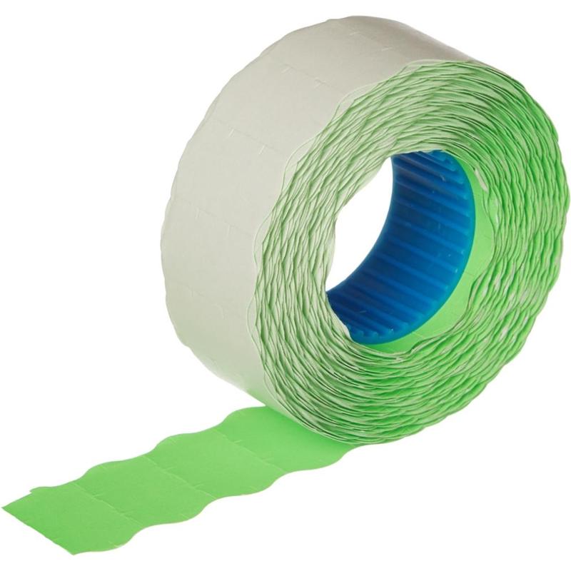 Этикет-лента 22х12 зелен., волна/10