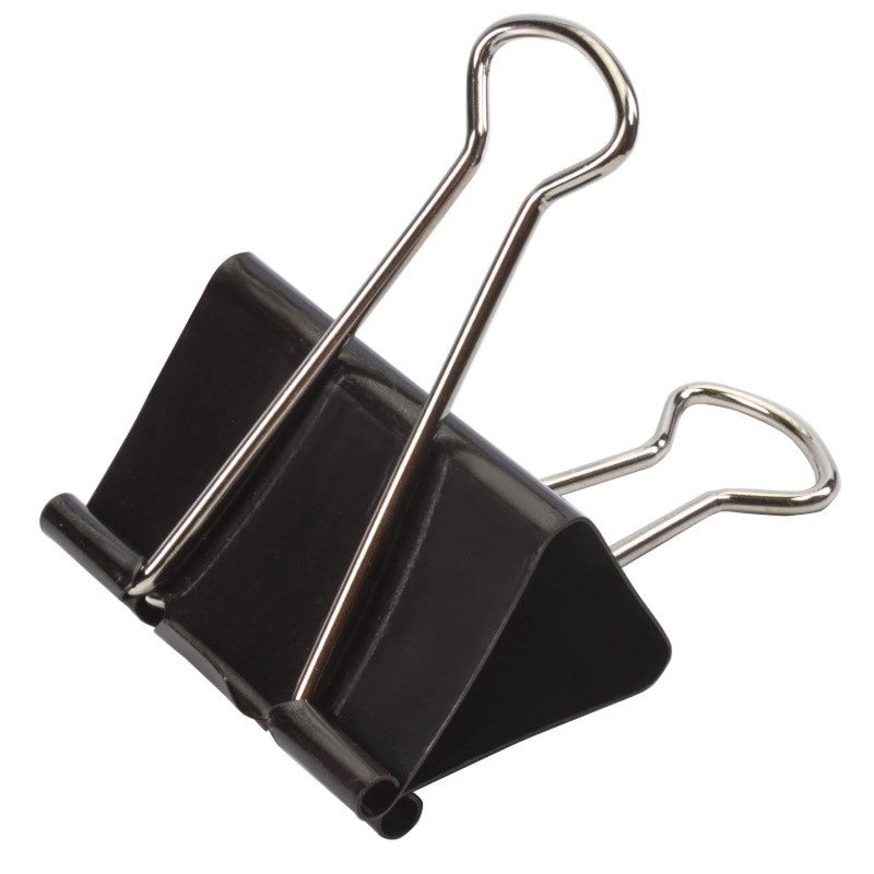 Зажим 51 мм (230 л.)черный/12