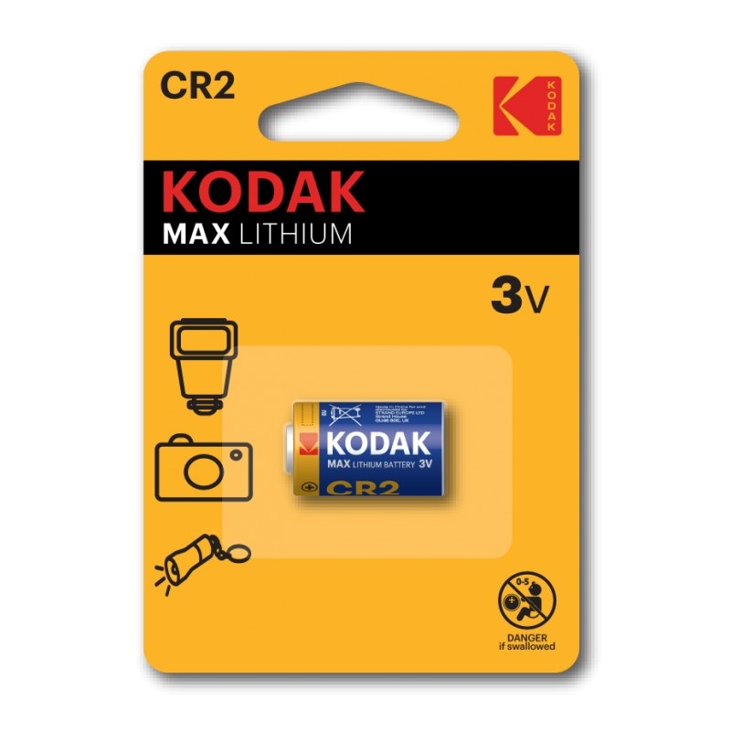 Эл.пит. CR2/(alkaline) Kodak, блистер 1 шт./12/72