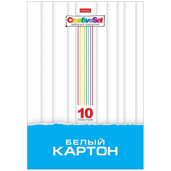 КАРТОН бел. А4 мелов. 10л., Creative Set/20