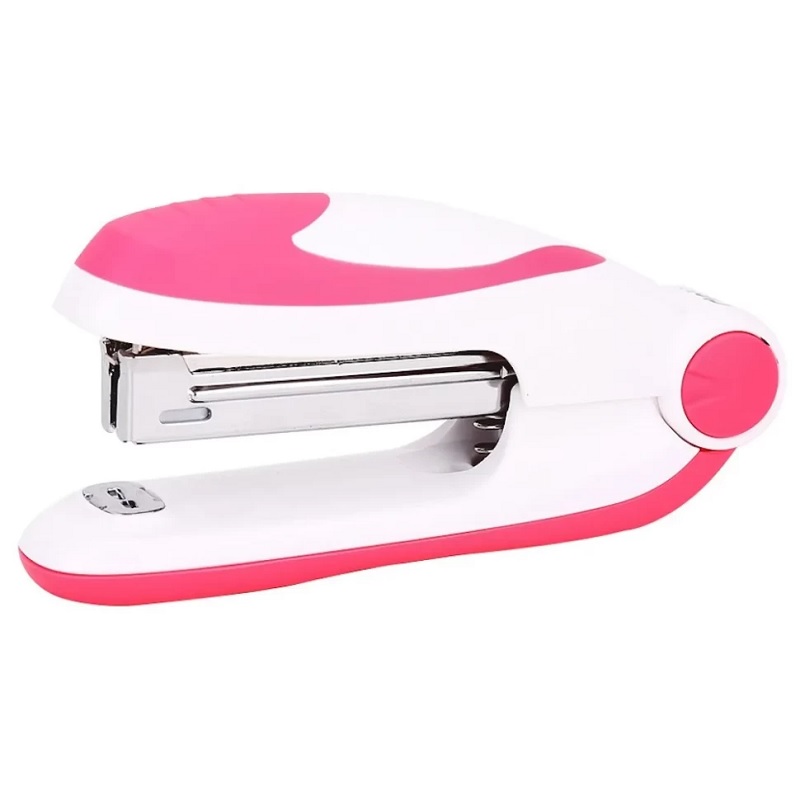 Степлер №10 на 12л. Deli (№0228), 50 скоб, красный