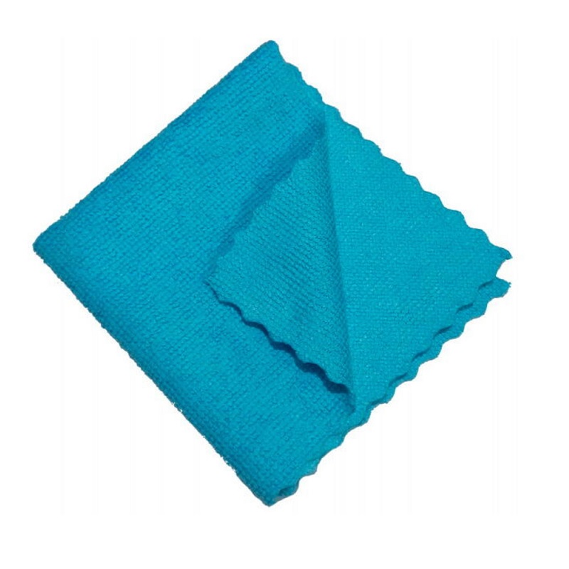 Салфетка микрофибра 40х40см, 220г/м2 (1шт.), синяя