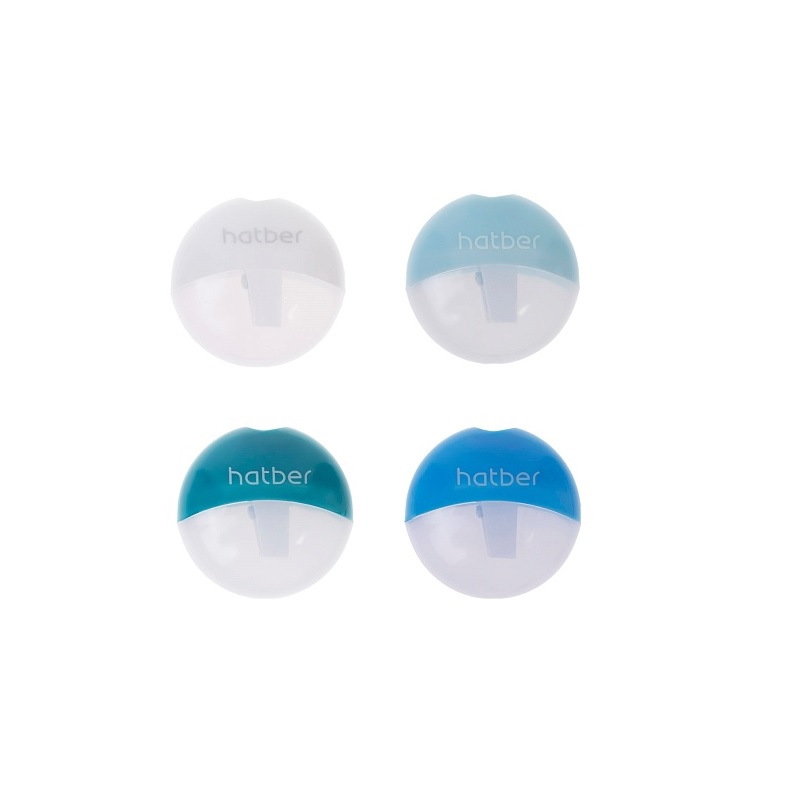 Точилка пласт. с контейн., Hatber Orbit, ассорти/24