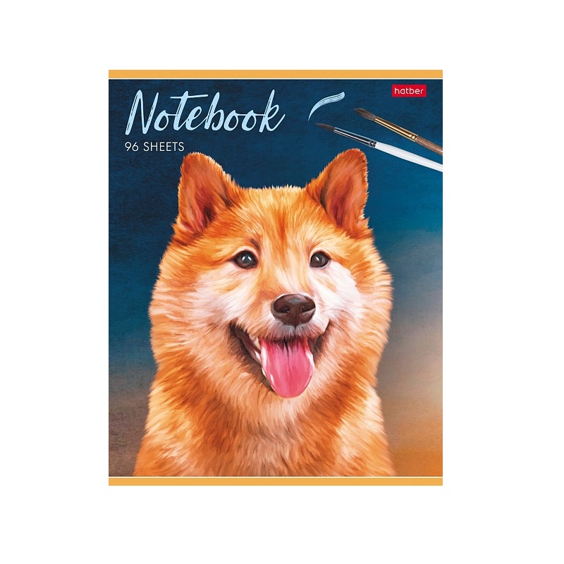 Тетрадь  А5  96л. кл. скоба "Хатбер"Наши верные друзья", мат.ламин.