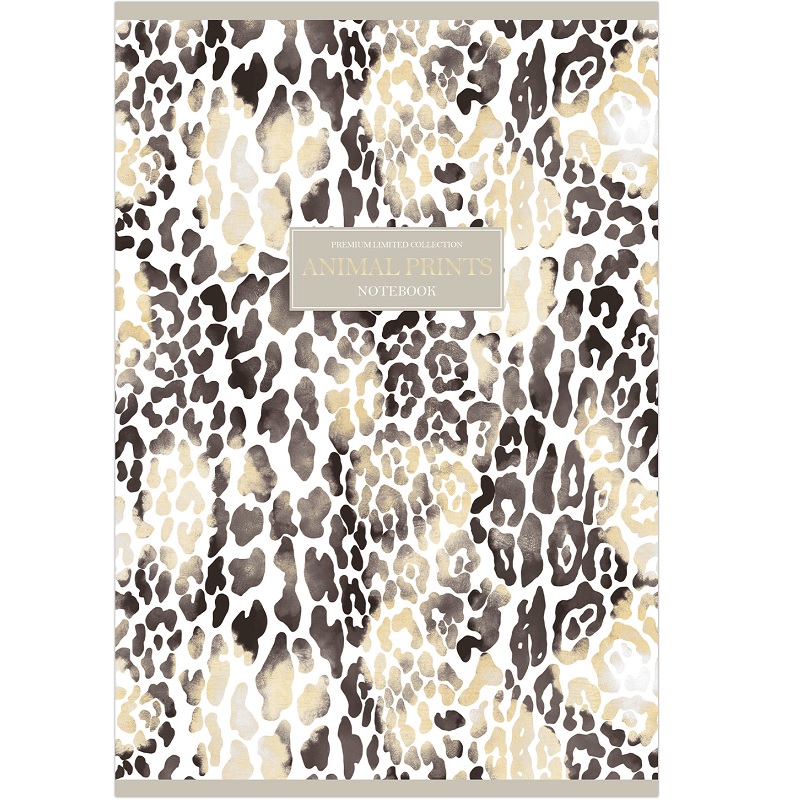 Тетрадь  А4  80л. кл. скоба Полином "Animal print" мел.карт.,софт-тач-лак
