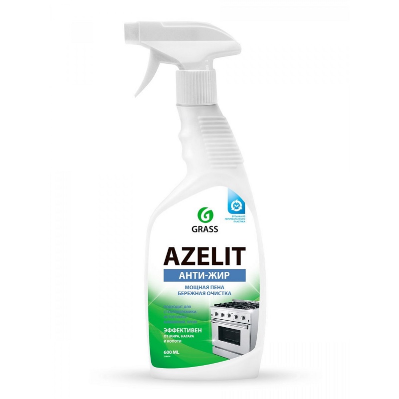 Средство для уборки кухни "AZELIT" Антижир, спрей, 600мл/8