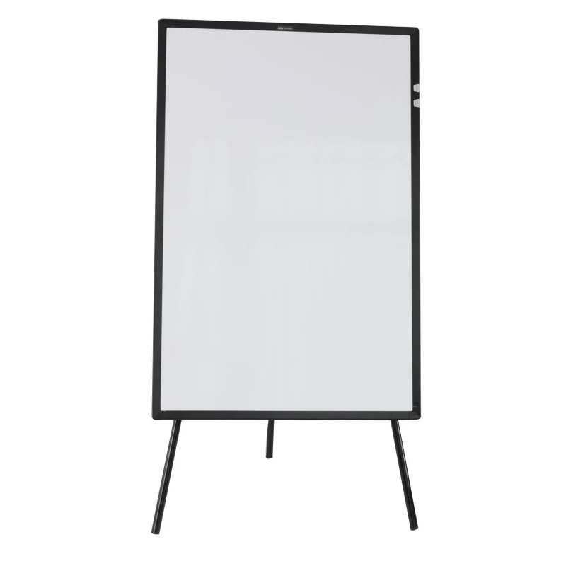 Флип-чарт на треноге (магнито-маркерный), (60*90) "Deli", покр. лак, бел.