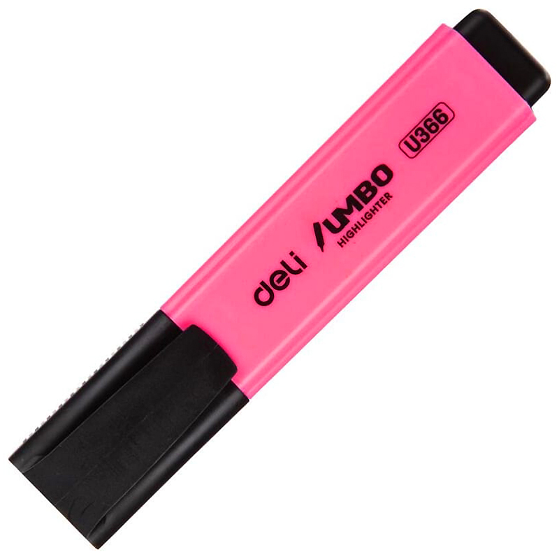 Текст.-маркер Deli Jumbo 1-5мм, розовый/12
