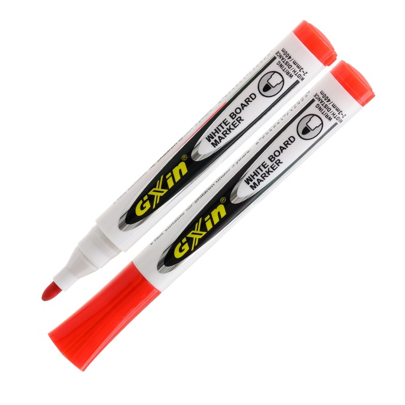 Маркер д/доски Basir, пулевид. пиш. наконеч, 2-3мм, красный/10