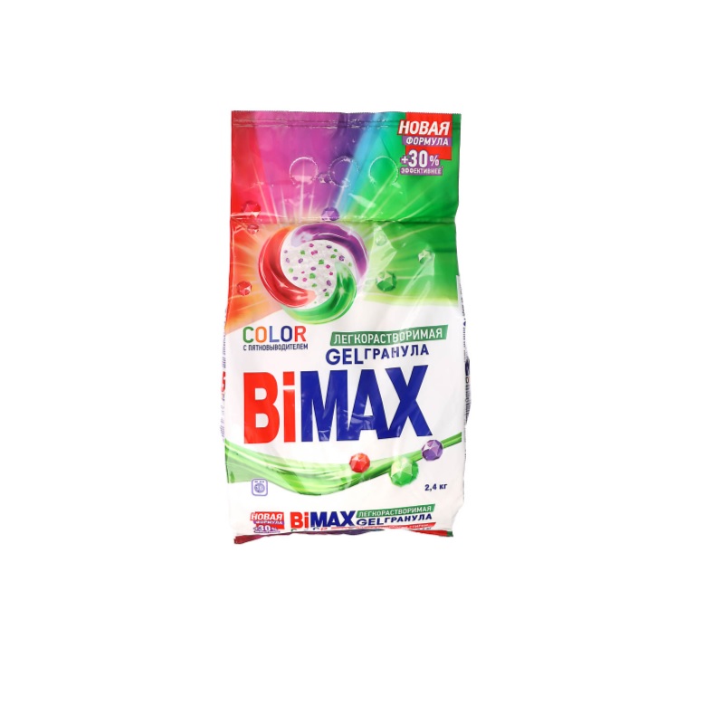 Порошок стиральный 2,4кг "BiMax Color", автомат/4