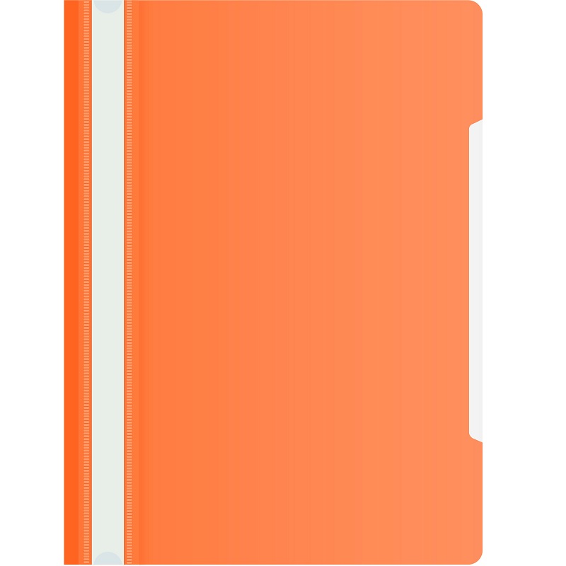 Папка скоросш.пл.тон.оранж./20