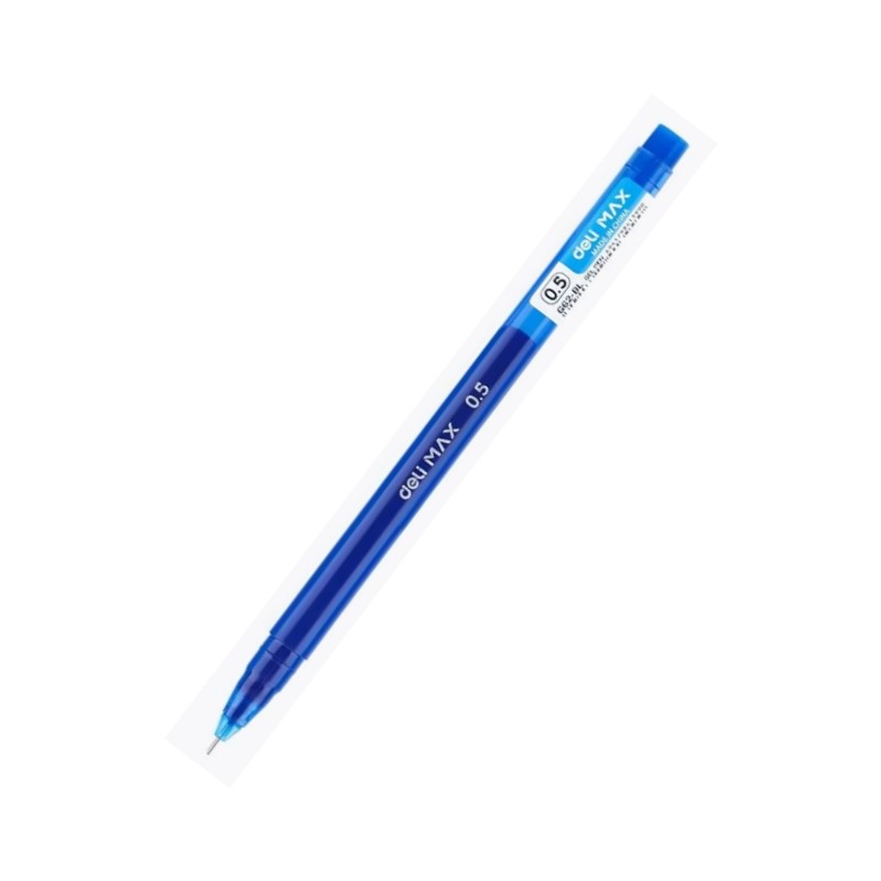 Ручка гел. син. 0,5мм Deli MaX