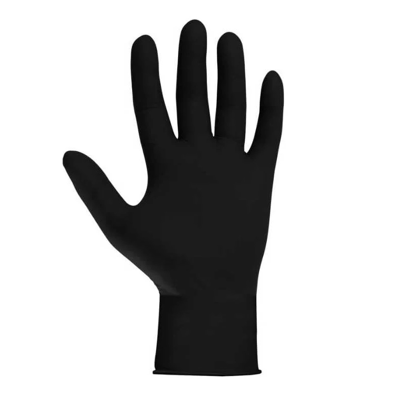 М/Перчатки Мистерия нитрил НЕОПУДР р. S 50пар/уп/черные