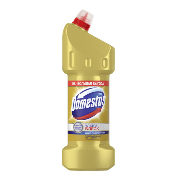 Чистящее средство "Domestos" 1,5л Лимонная свежесть для унитаза/6