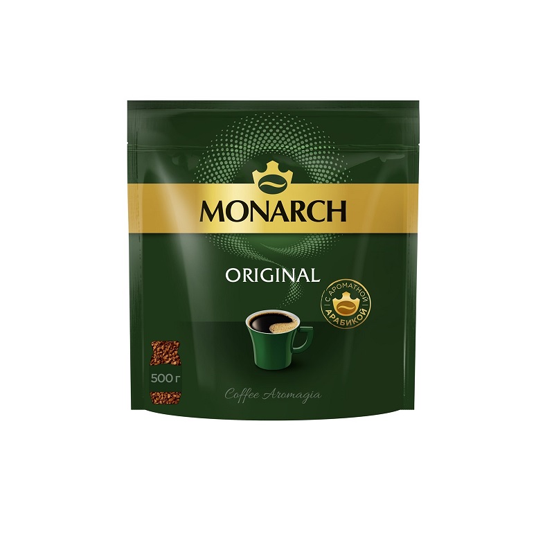 Кофе пакет 500гр Монарх Оригинал/6