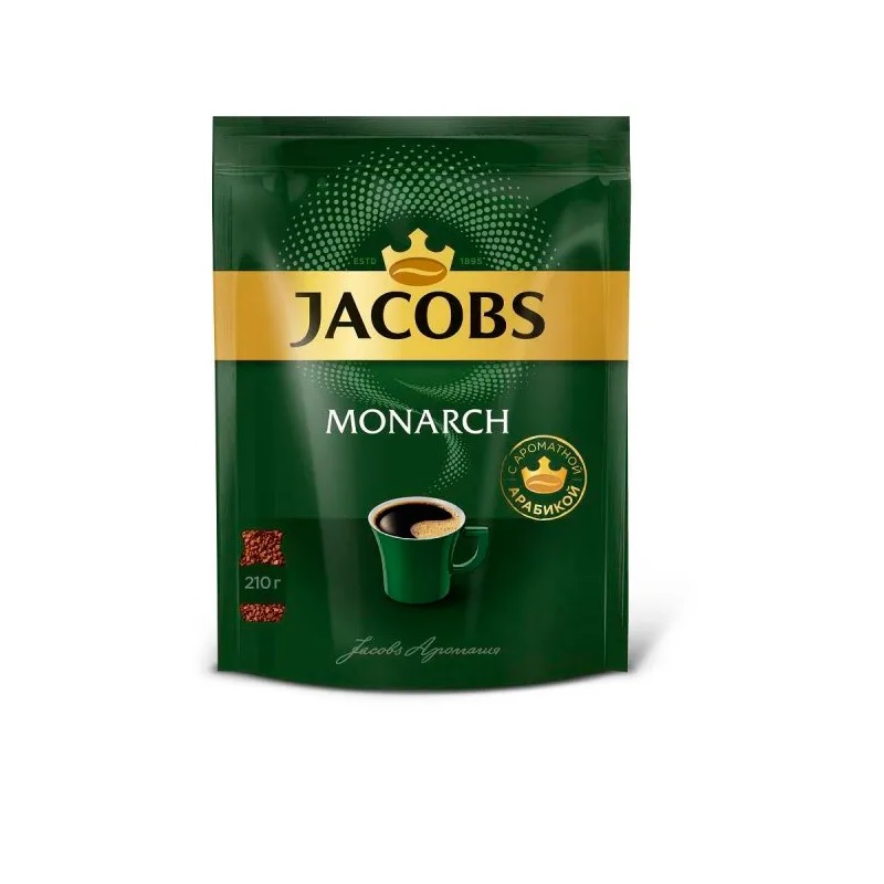 Кофе пакет 210гр Оригинал Монарх/6