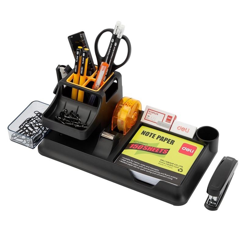 Органайзер (настол.) 17 пред., бол. Deli 260x103x150, черный