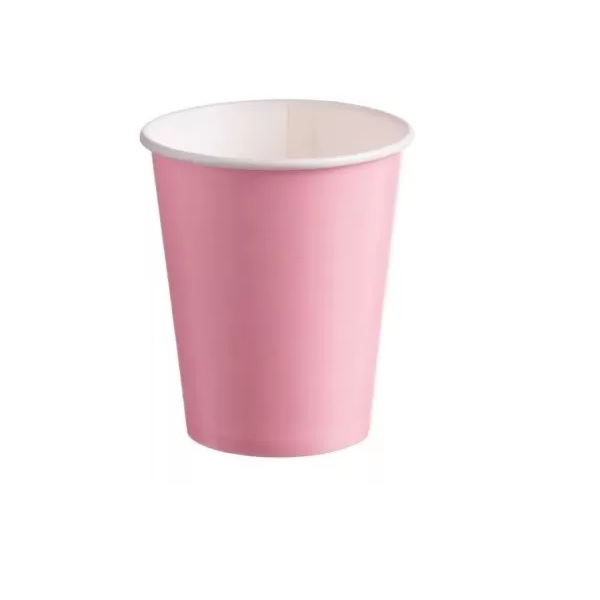 Стакан бумажный (0,35) (50шт.) РОЗОВЫЙ/20