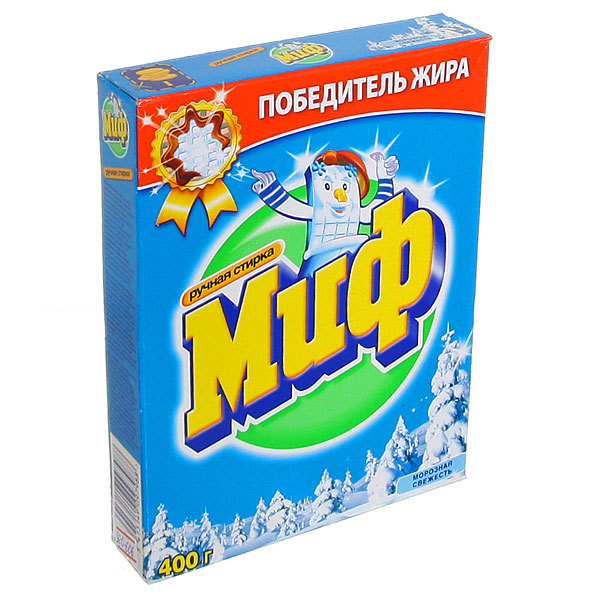 Порошок стиральный 400 гр. "Миф"/22