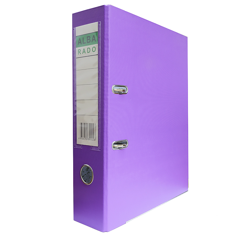 Регистратор 50 мм. ALBA RADO PVC/бумага, фиолетовый/50